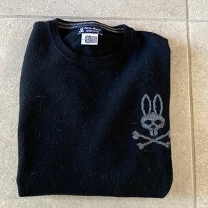 Psycho Bunny Gently / 2XL / Black with gray bunny